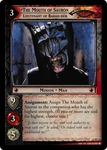 The Mouth of Sauron, Lieutenant of Barad-dur (F)